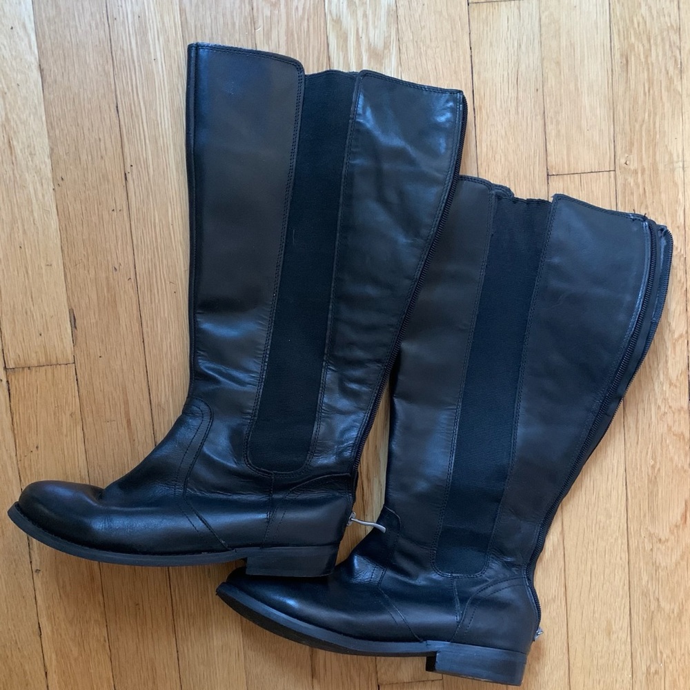 Extra wide calf Lane Bryant boots.